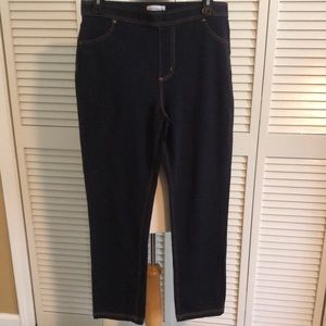 Susan Graver blue leggings